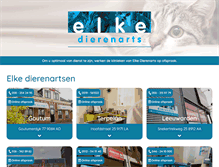 Tablet Screenshot of elkedierenarts.nl